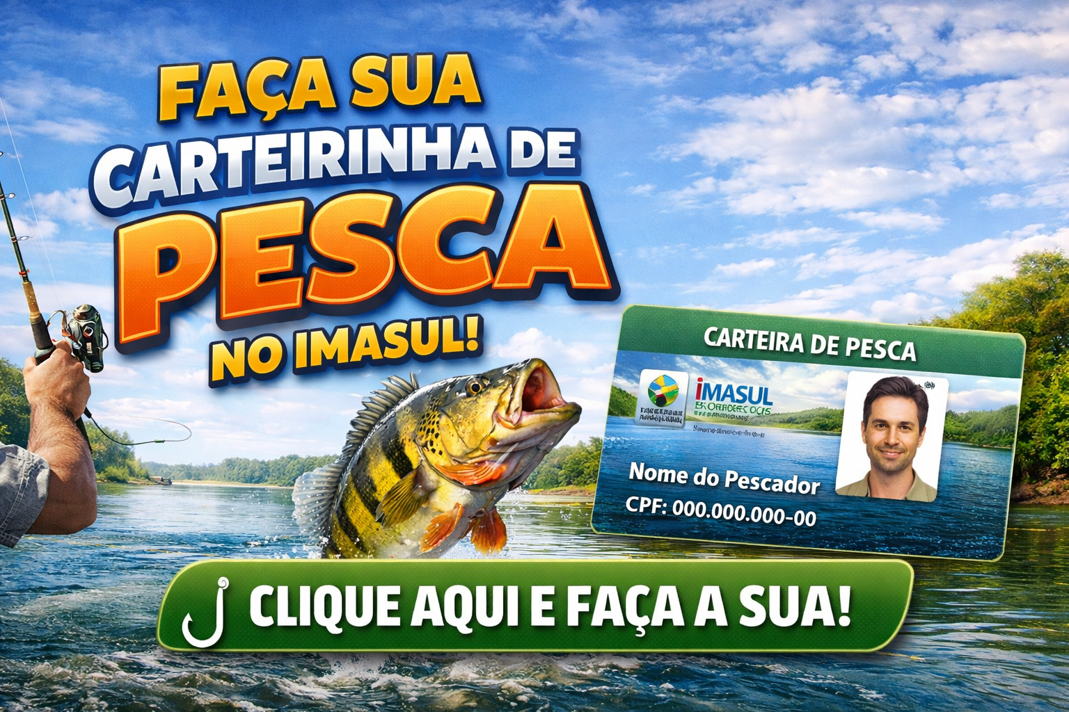 Carteirinha de Pesca - IMASUL