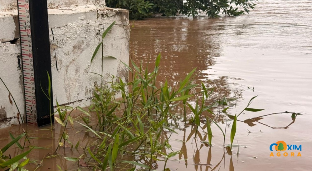 Imasul emite alerta de emergência para o Rio Taquari e aponta risco de inundação em Coxim