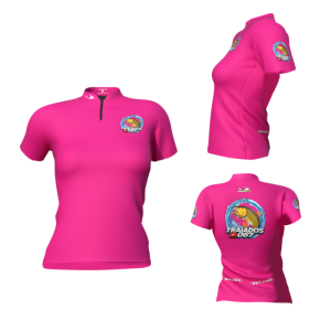 Camisa Feminina Manga Curta - BabyLook Poliamida  Rosa Mod - 2026